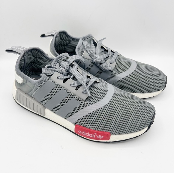 adidas | Shoes | Adidas Nmd R Light Onix Grey Red White S7916 Yeezy Ultra  Boost Size 85 Men | Poshmark